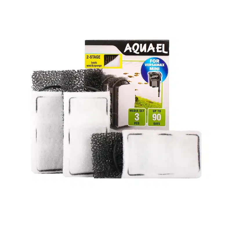 Ersatzfilter für Aquael Versamax Mini Rucksackfilter - 3er Pack: Sorge für sauberes Wasser in deinem Aquarium 4