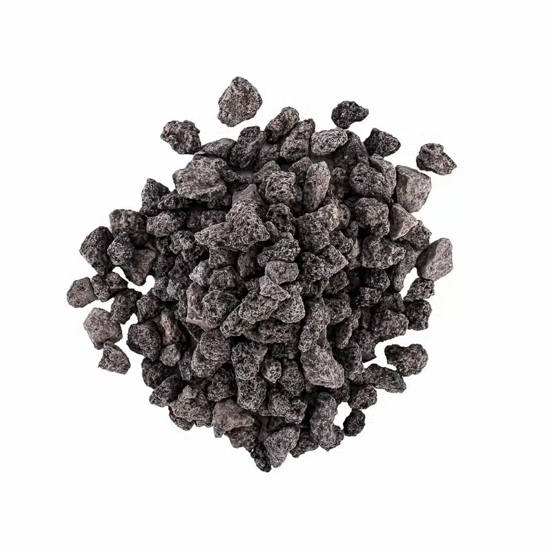 Schwarzer Lava Splitt schwarz grob 1 kg 4