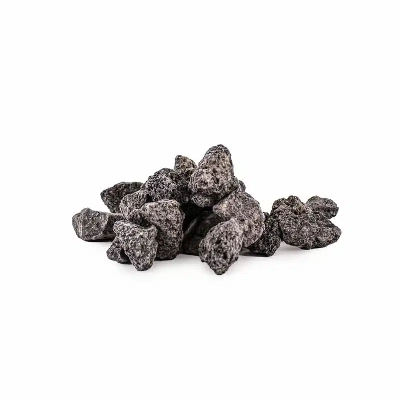 Schwarzer Lava Splitt schwarz grob 1 kg 5