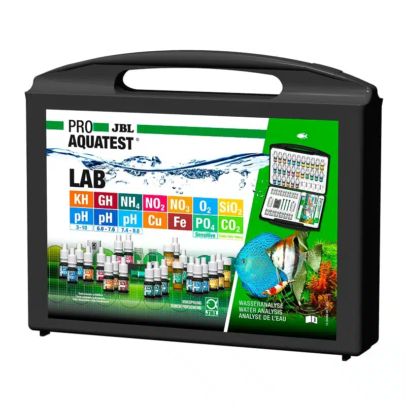 JBL Wassertest-Koffer, Mit 14 Tests und Zubehör, Für Süßwasser-Aquarien und Leitungswasser, ProAquaTest Lab 1