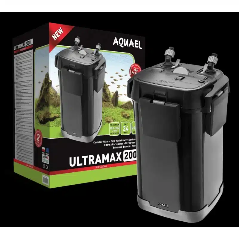 Aquael Ultramax 2000 Außenfilter – Fortschrittlicher Kanisterfilter mit patentierten Lösungen 1