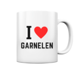 I ❤️ Garnelen - Tasse glossy 2